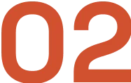 Orange number 02 icon marking step two in the Mars process