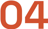 Orange number 04 icon marking step four in the Mars process