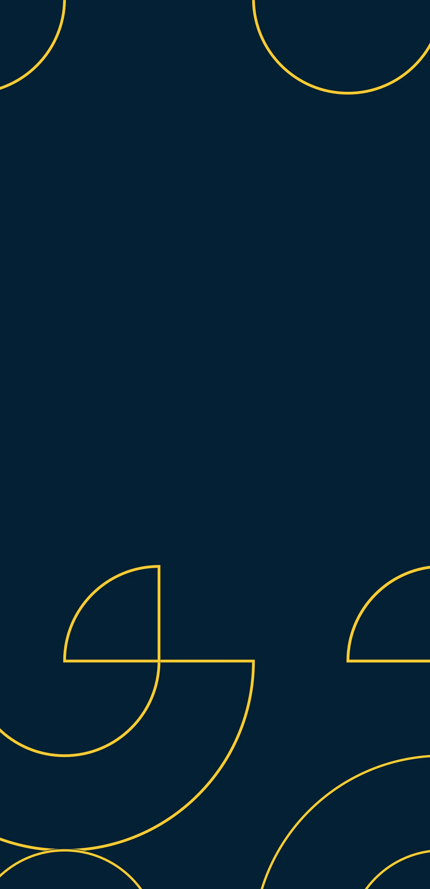 Yellow geometric line pattern on navy background, cropped for the Chiron mobile case header