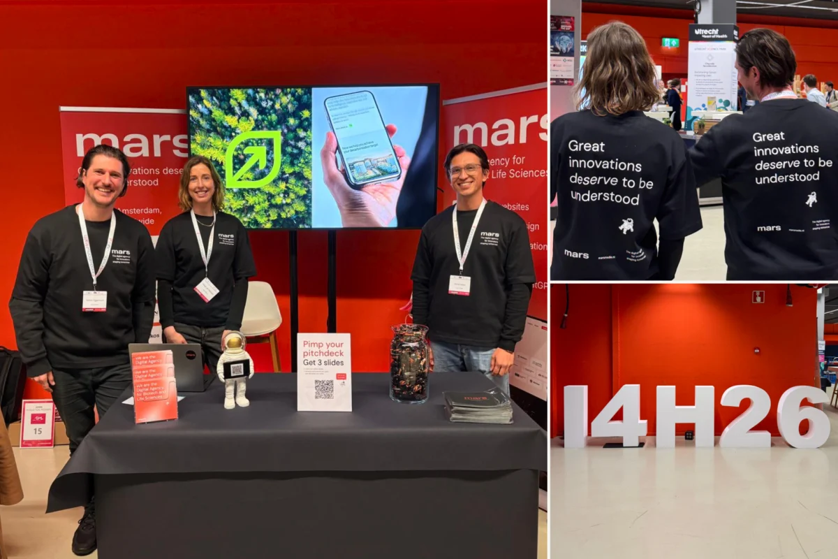 Mars team at their exhibition booth during Innovation for Health 2026